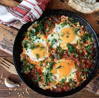 Sauté Tomatoes and Eggs
