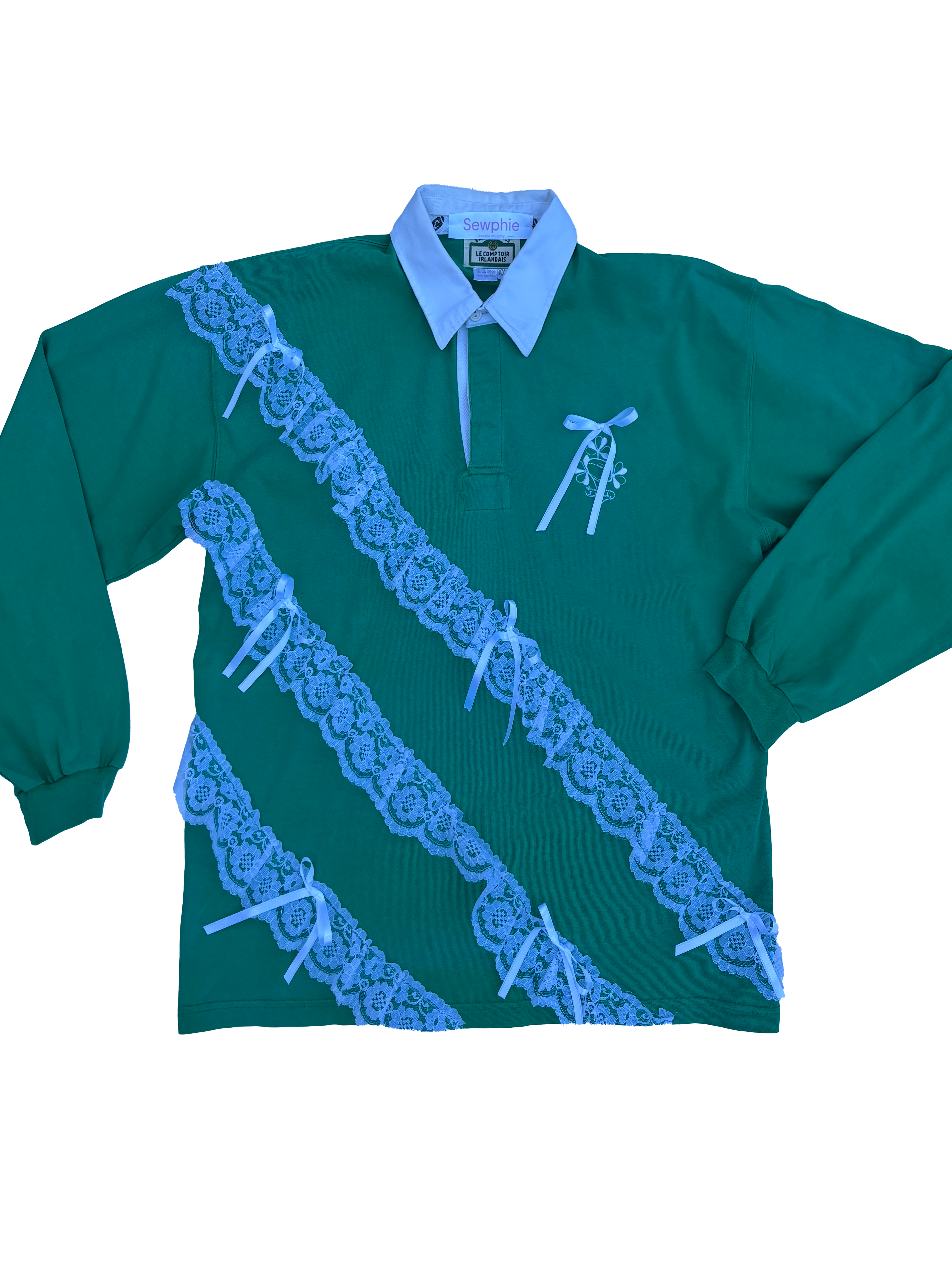 Ireland Rugby Lace Polo - Size XXLarge