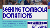 Roll up, roll up - tombola donations needed