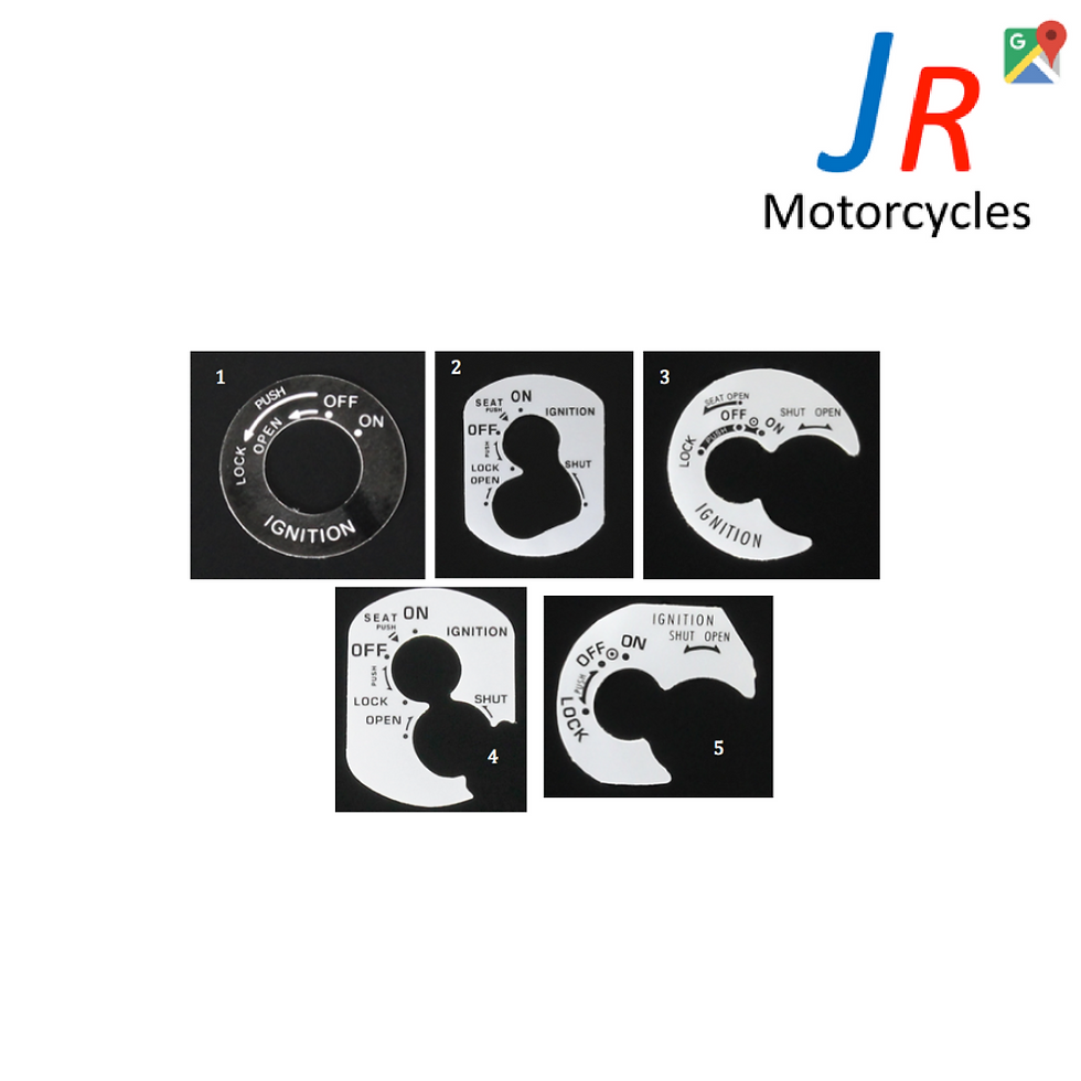 Japanese scooter ignition barrel sticker decal suzuki honda yamaha