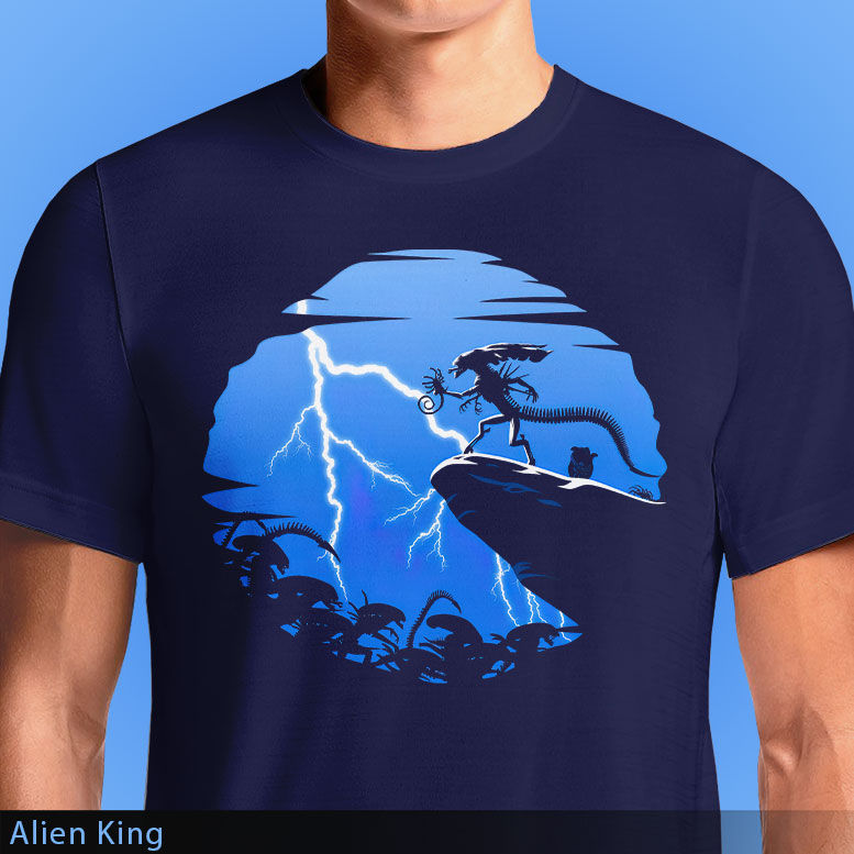 Alien King T-Shirt - Alien Meets Lion King | INKN.in