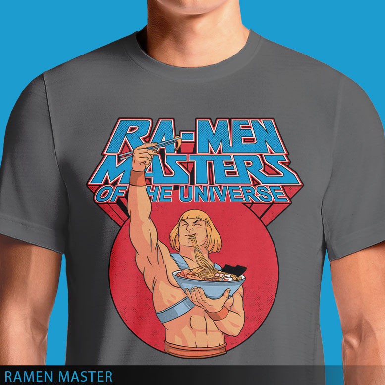 Thumbnail: Ramen Master T-Shirt | Masters of the Universe Parody | OSOM.in