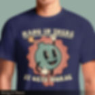 Hang in There T-Shirt | Dark Humor Retro Bomb Design | OSOM.in