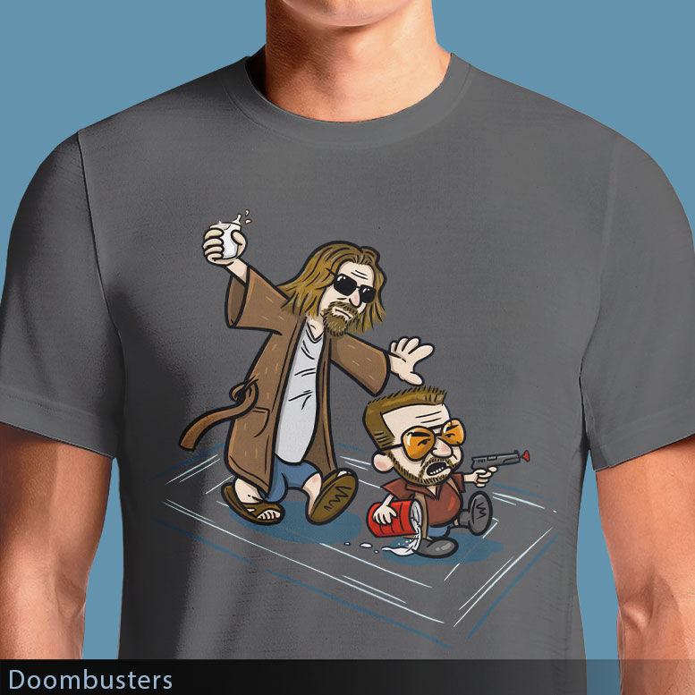Thumbnail: Abide & Rage T-Shirt – The Dude & Walter Cartoon Mashup Tee OSOM.in