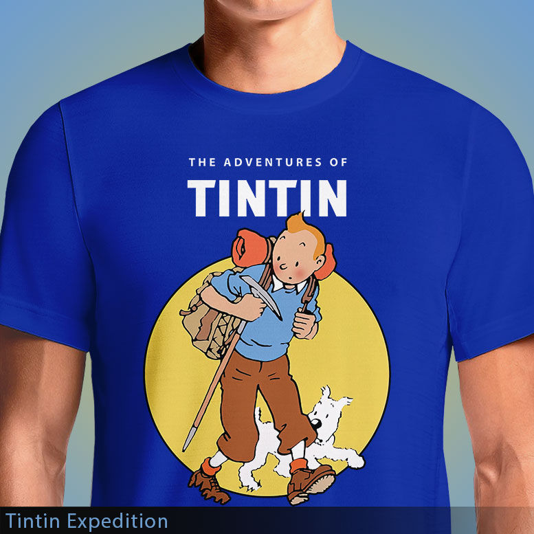 Thumbnail: Tintin Expedition T-Shirt - Adventure Awaits | INKN India