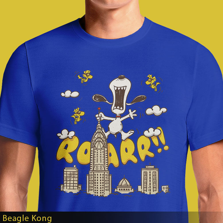 Thumbnail: Beagle Kong - Snoopy as King Kong T-Shirt | OSOM.in