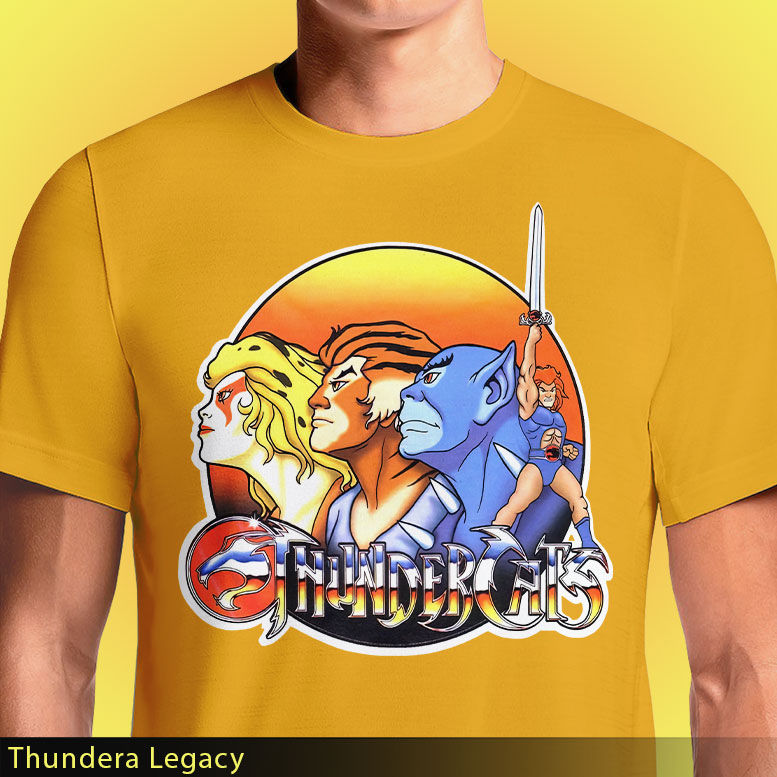 Thumbnail: Thundera Legacy T-Shirt – Classic Thundercats Tribute | OSOM.in
