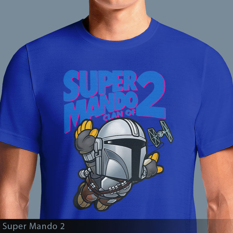 Thumbnail: Super Mando 2 T-Shirt – Clan of 2 Video Game Mashup Tee | OSOM