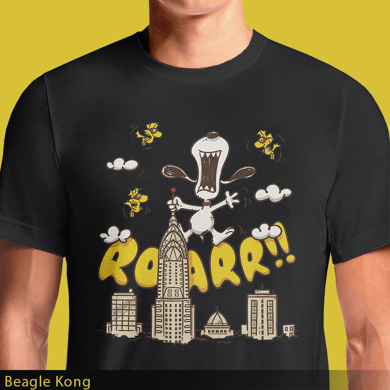 Thumbnail: Beagle Kong - Snoopy as King Kong T-Shirt | OSOM.in