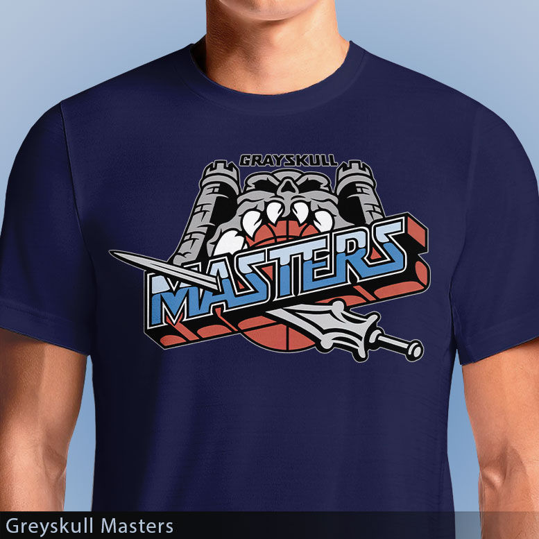 Thumbnail: Greyskull Masters T-Shirt | He-Man and the Masters of the Universe Sigil | Official Merchandise | INKN India