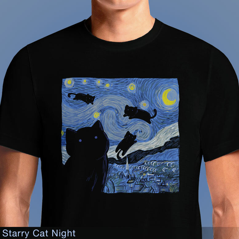 Starry Cat Night
