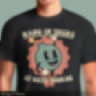 Hang in There T-Shirt | Dark Humor Retro Bomb Design | OSOM.in