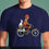 Thumbnail: Tintin and Snowy on a Bike Graphic T-Shirt - Classic Adventure Tee | INKN India