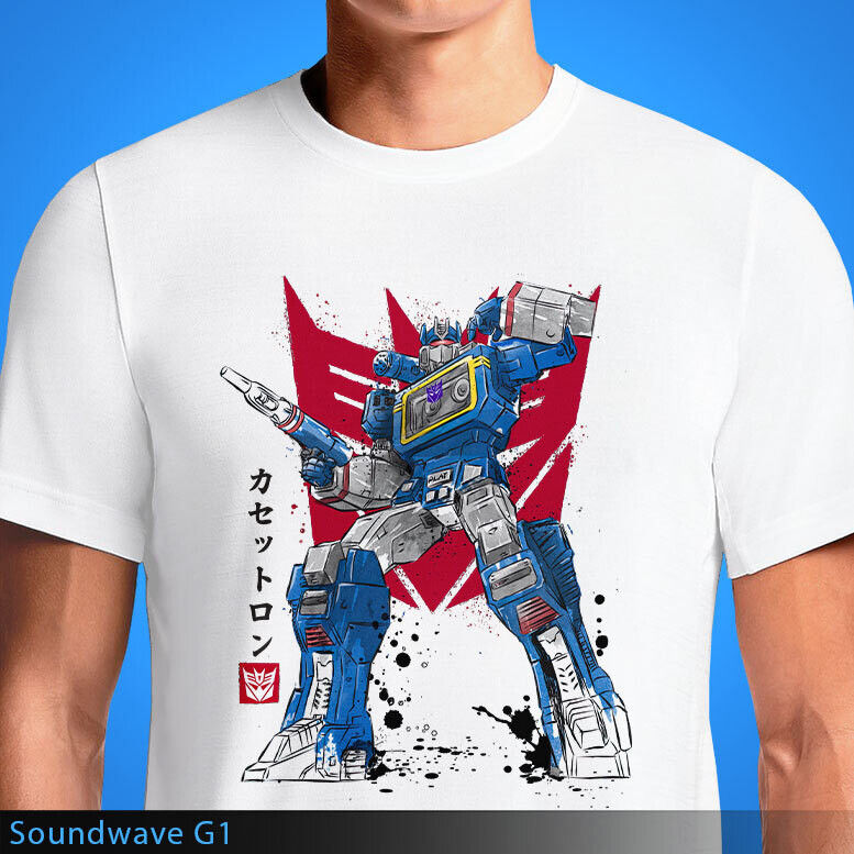 Soundwave G1 T-Shirt: Classic 80s Decepticon Design | INKN
