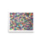 colorful abstract color pencil drawing fine art contemporary Imaginary Numbers Print