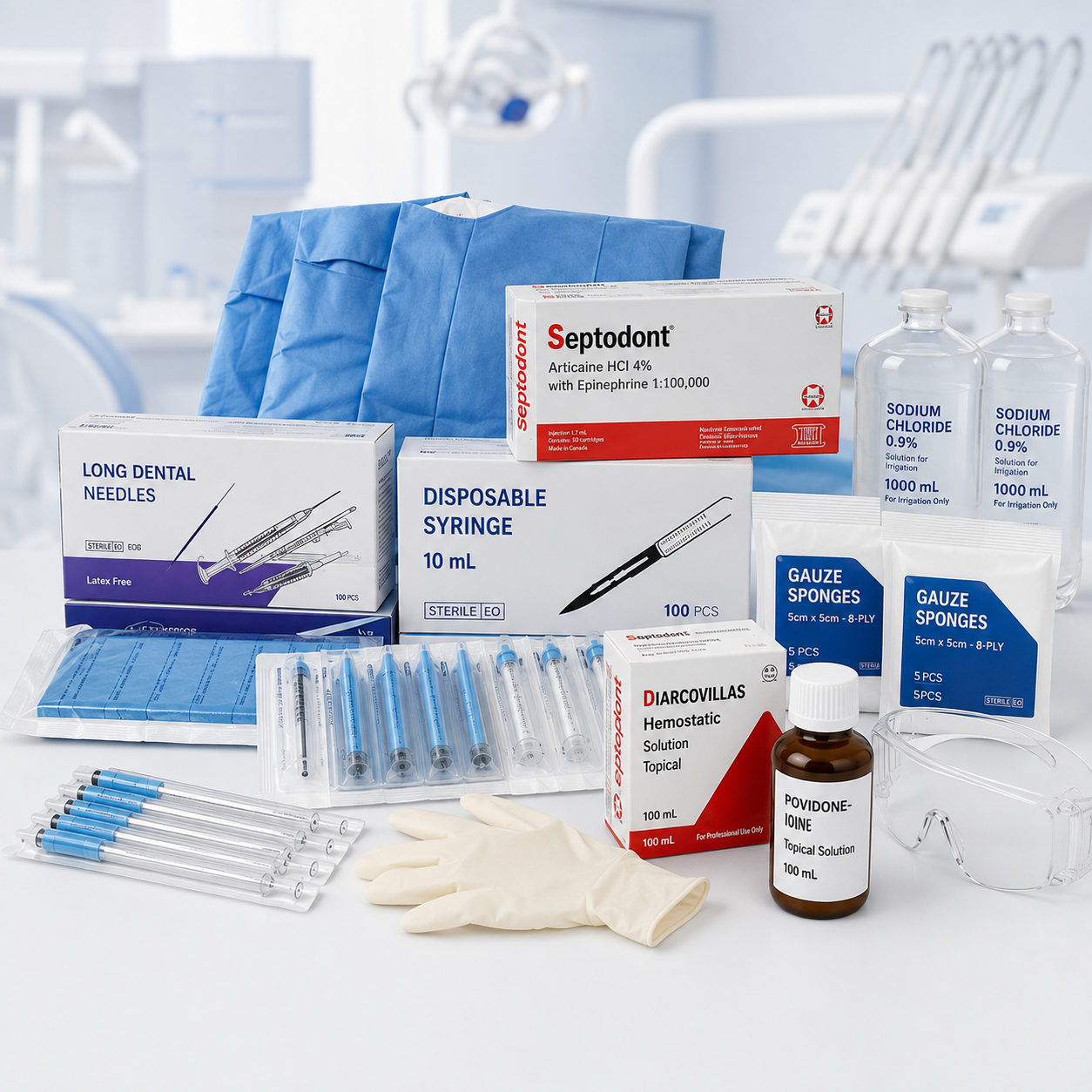 SUPPLY PACKAGE: All essentials for operation.