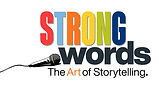 STRONG WORDS Logo, a sponsor of OUTSpoken