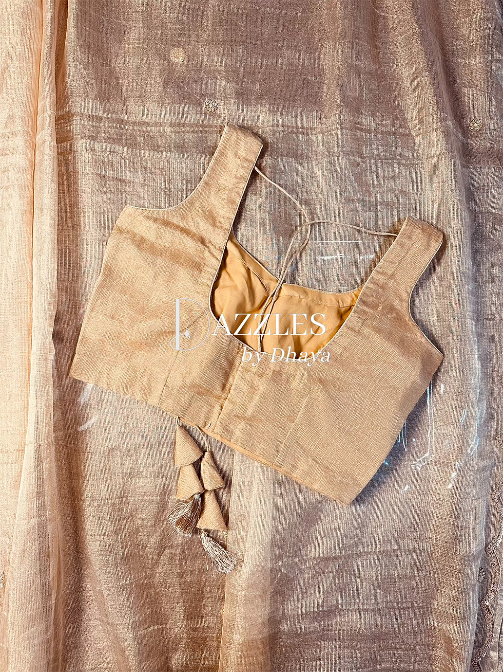 Thumbnail: 36-40| Designer Banarasi Tissue + Hand Embroidery 