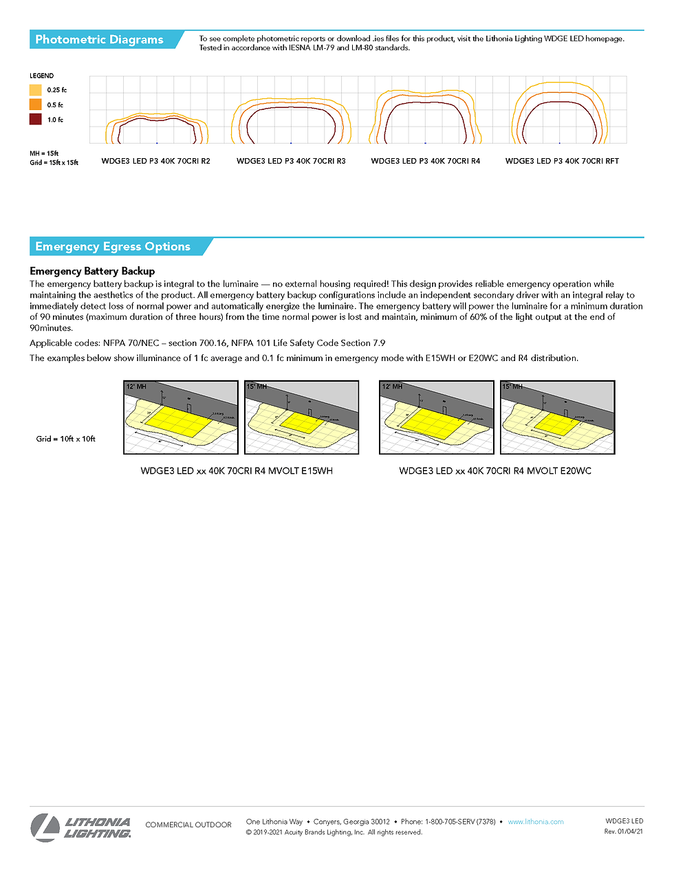 Thumbnail: WDGE3 LED Wall Mount