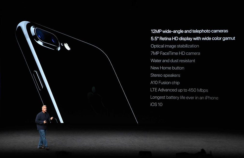 Phil Schiller shares features of the iPhone 7 Plus