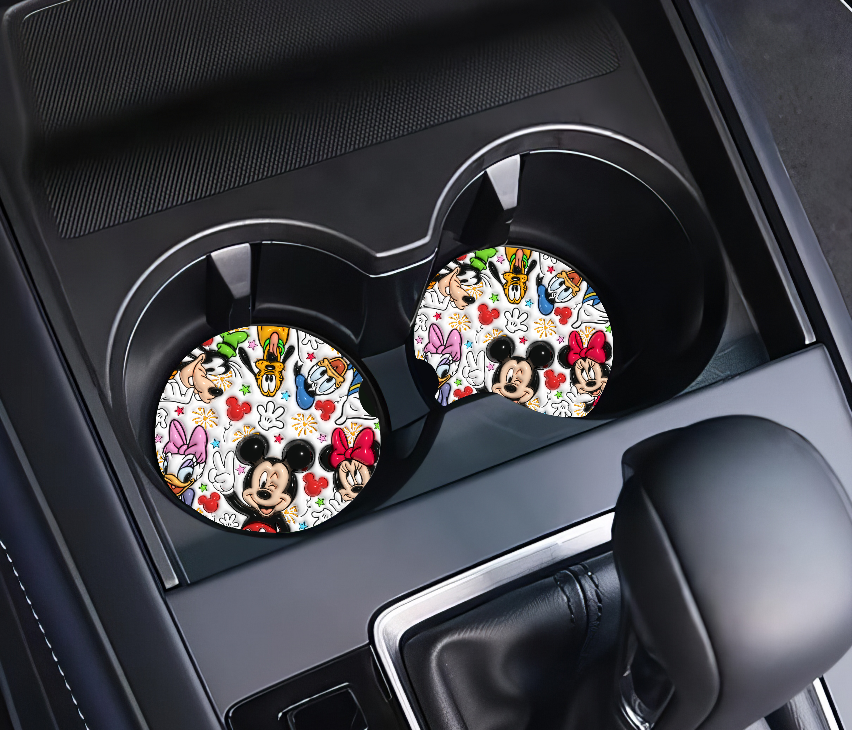 Sous-verres voiture - Mickey & Friends