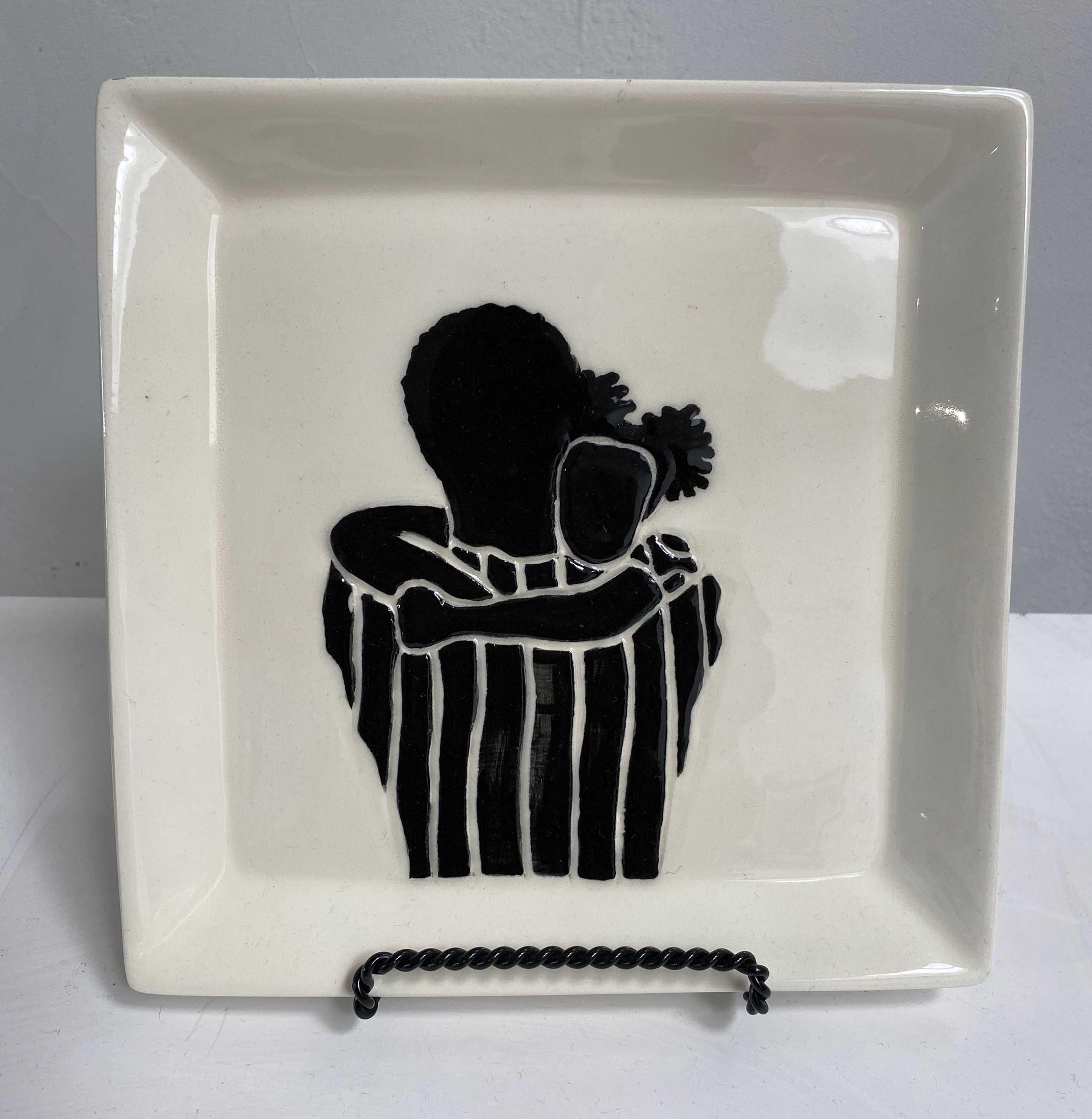 Luv U Daddy Square Plate