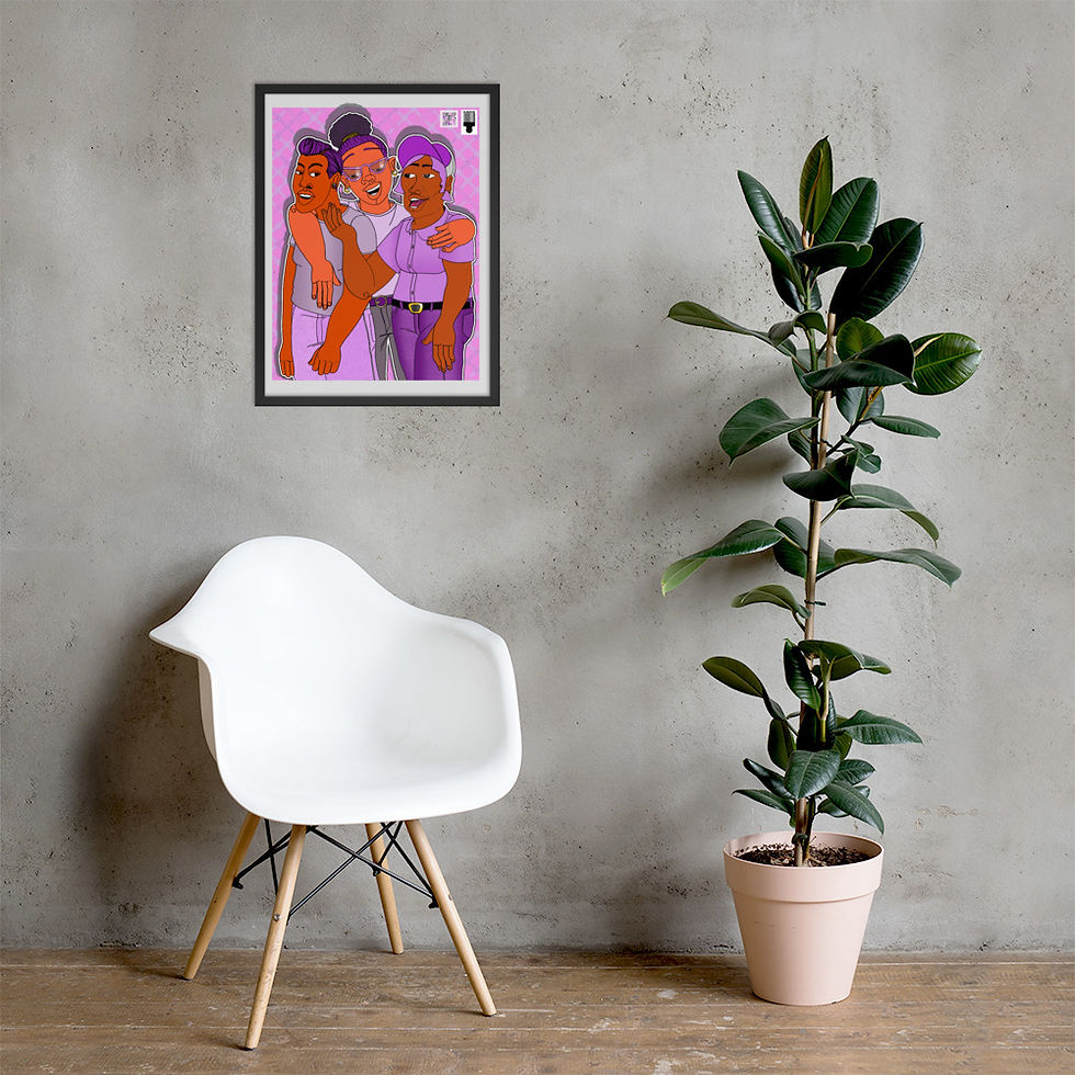 Thumbnail: Three Friends by Ajuan Mance
