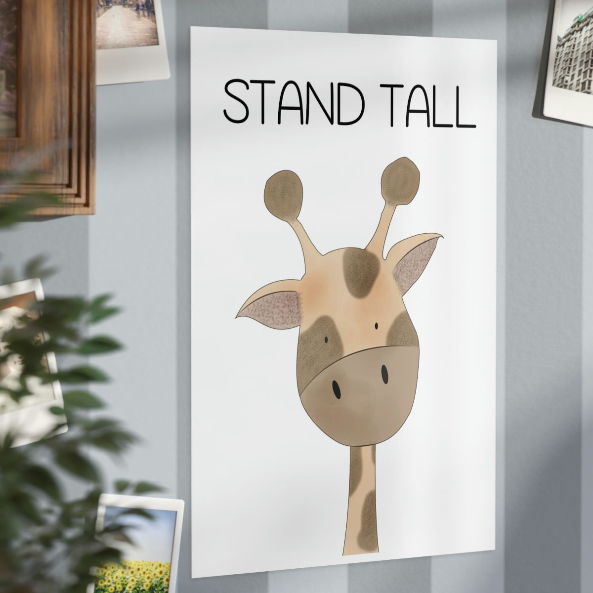 Adorable animal posters for children - STAND TALL