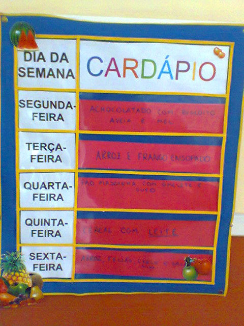 CARDÁPIO