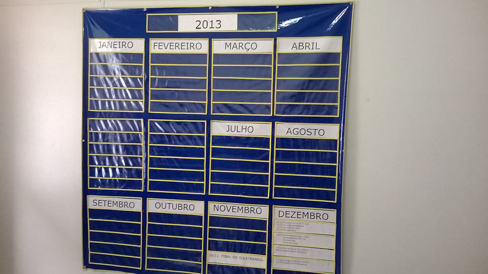 CALENDÁRIO GERAL DE EVENTOS