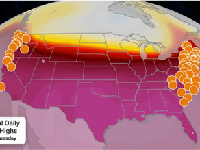 Record heat slamming both coasts