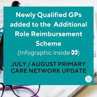 Newly Qualified GPs added to Primary Care Network the Additional Roles Reimbursement Scheme