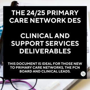 The 24/25 PCN DES Clinical Service Deliverables