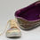 Miniatura: Sneaker in pelle oro in stampa pitone  art  728