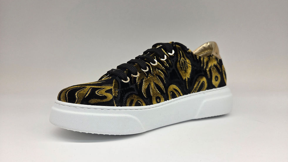 Miniatura: Sneaker in velluto stampato