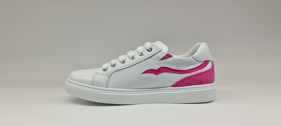 Miniatura: Sneaker bianca e fucsia - Art 887