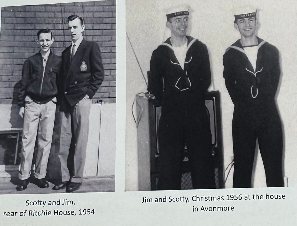 Jim Edgar with hith Brother Scotty