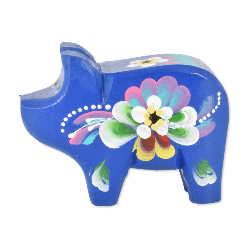 Thumbnail: Carved Wooden Pig