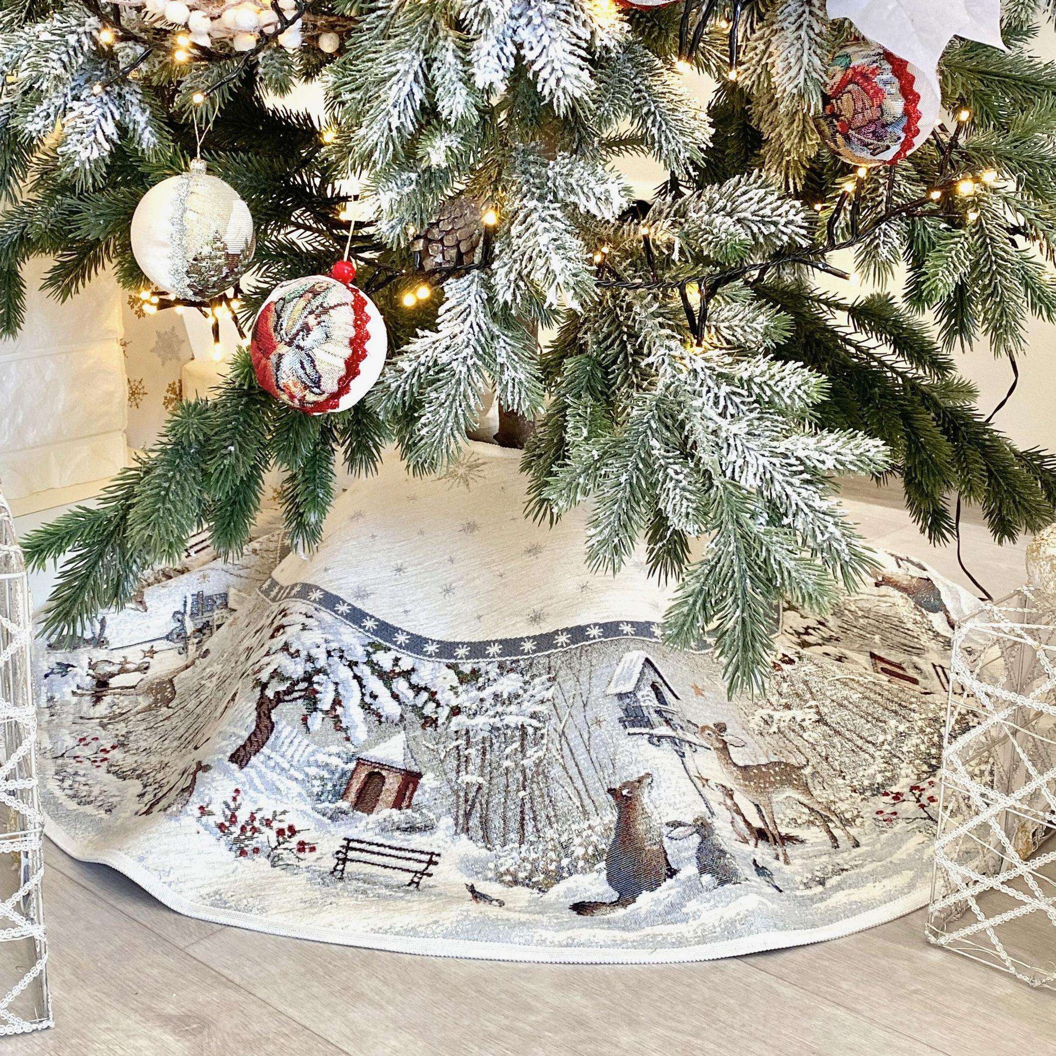 Tree Skirt-Forest Animals