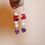 Thumbnail: Red coral and pink quartz dangles
