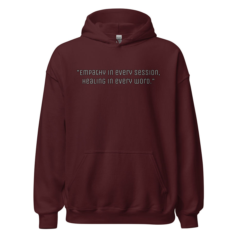 Thumbnail: Empathy in Every Session Unisex Hoodie