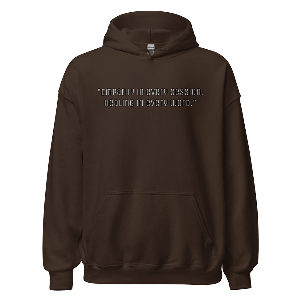 Thumbnail: Empathy in Every Session Unisex Hoodie