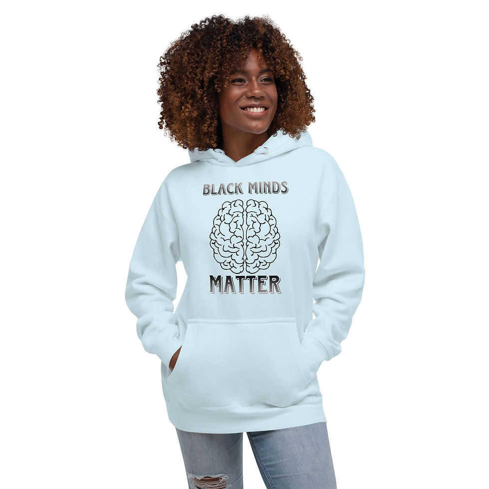 Thumbnail: Black Minds Matter Unisex Hoodie