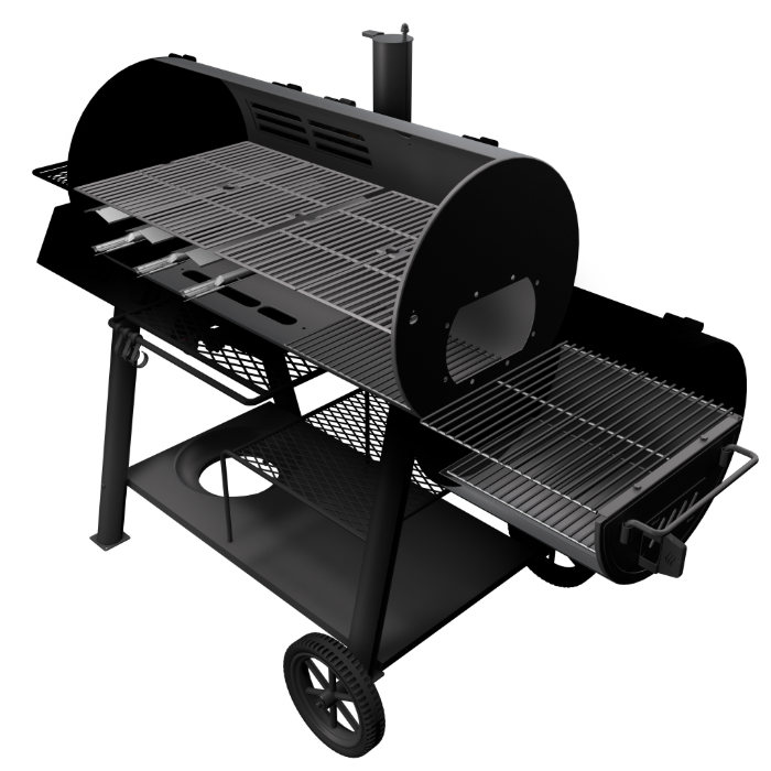 Thumbnail: Canyon Combo Charcoal/Gas Smoker & Grill