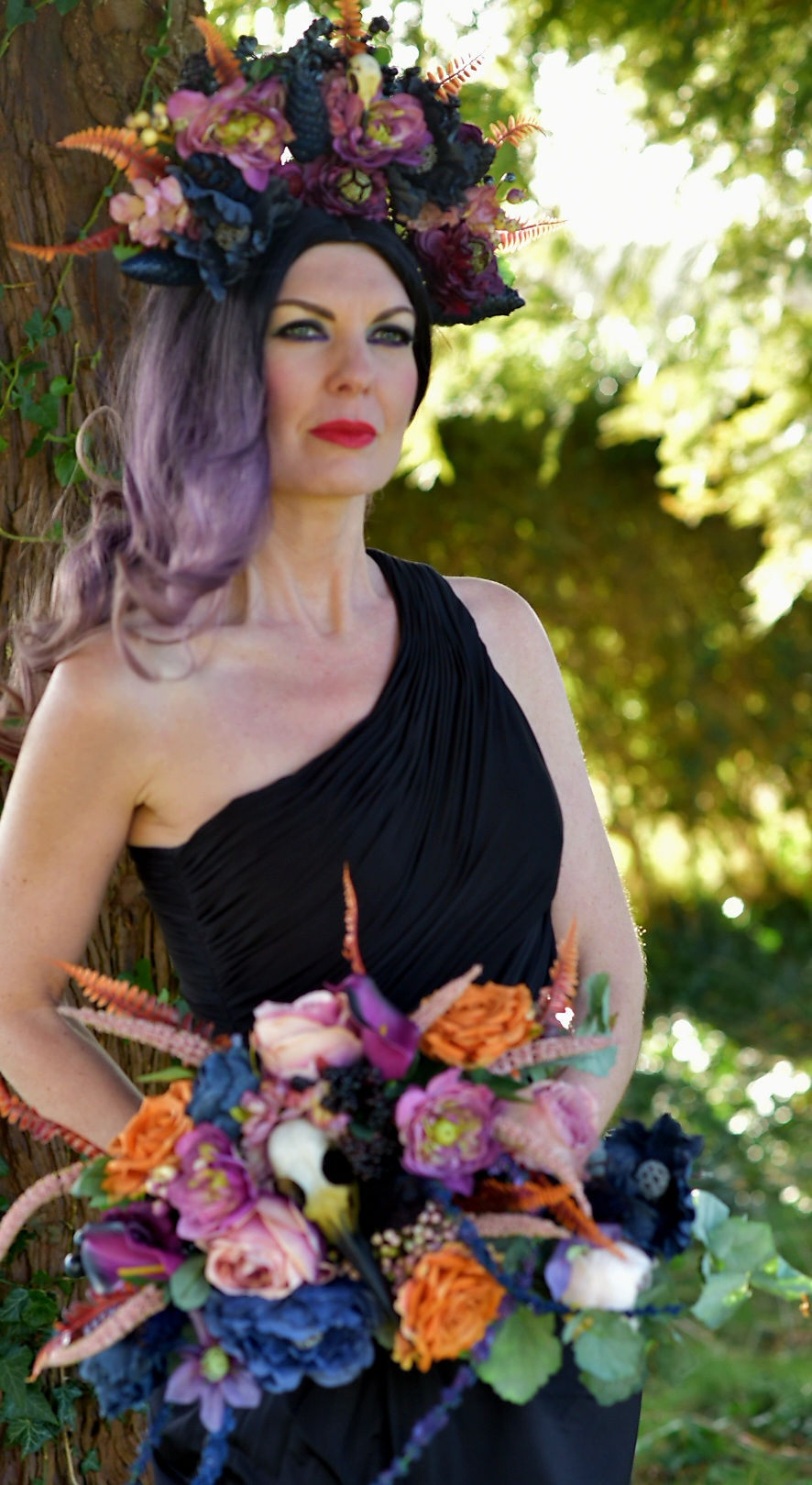 Miniatura: Baroque Alternative Halo Flowers Headband