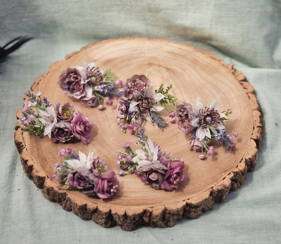 Μικρογραφία: Highland Meadow Flower Hair Pins