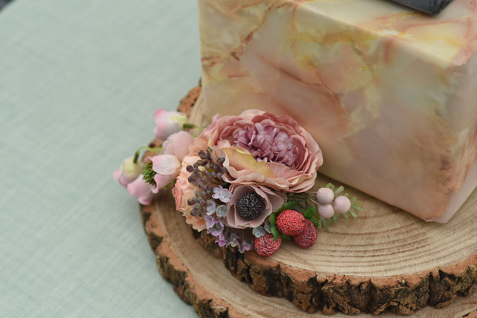 Miniaturebillede: Fairy Garden x 2 kage blomster sæt