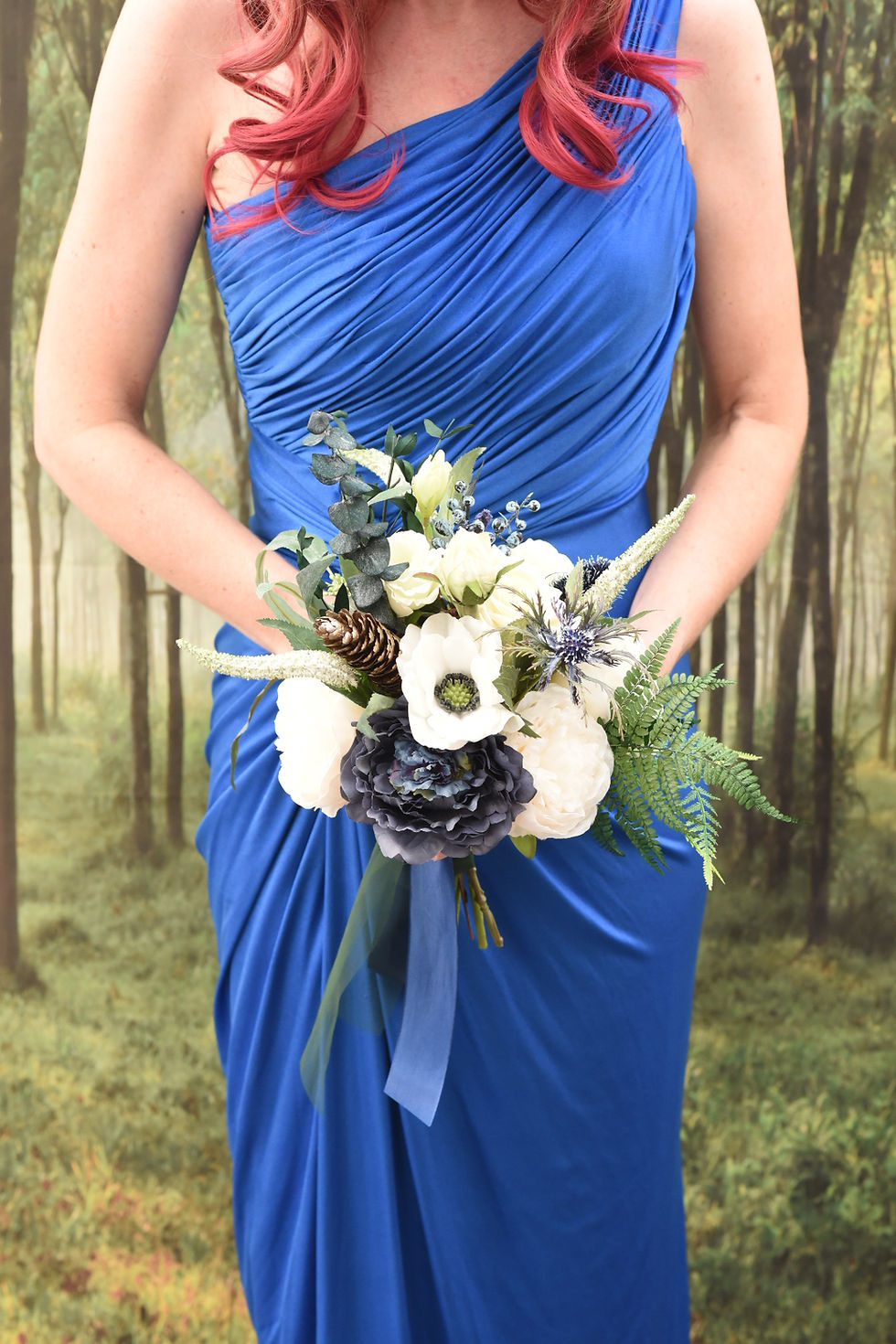 Miniatura: Bouquet da damigella d'onore con charm celtico