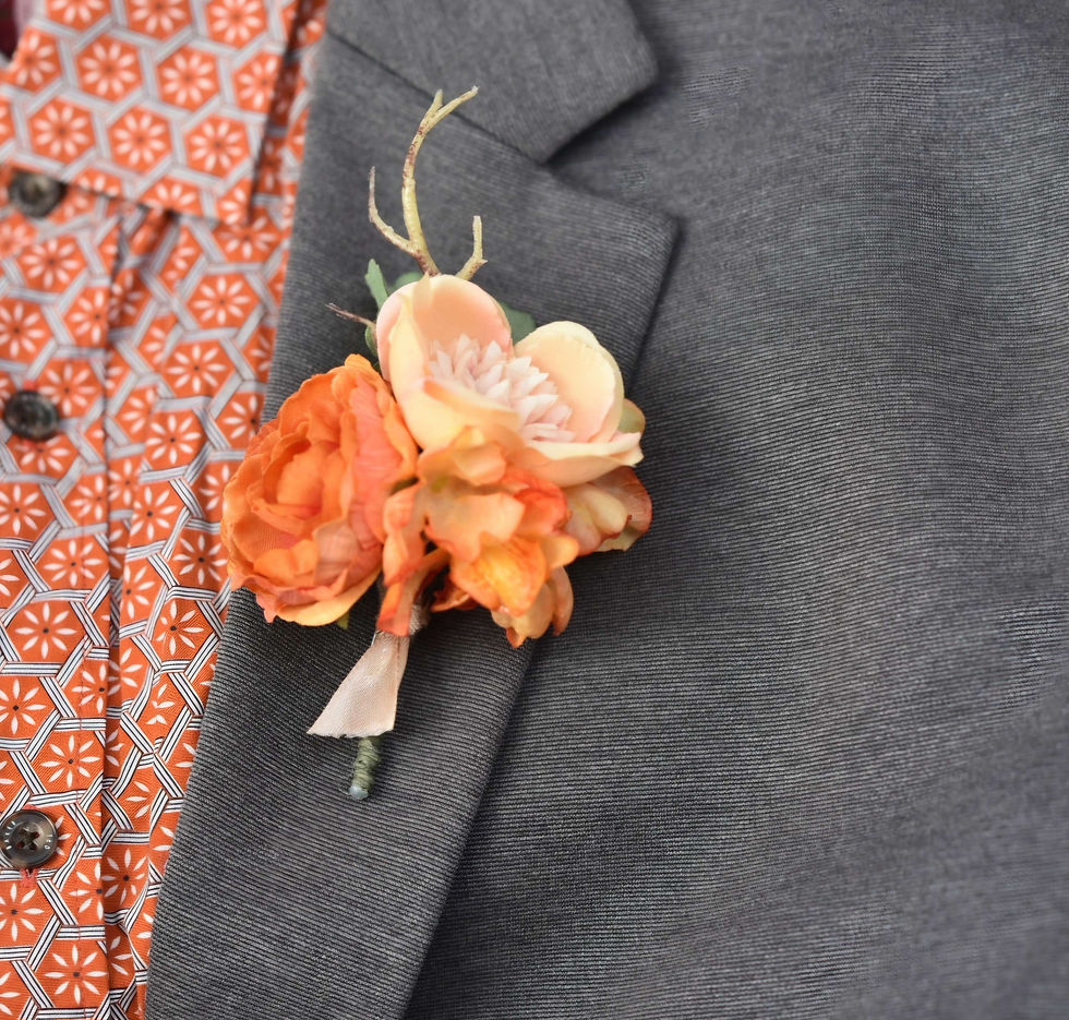 Miniatura: Emerald Isle Rust Single or set of x4 Buttonholes