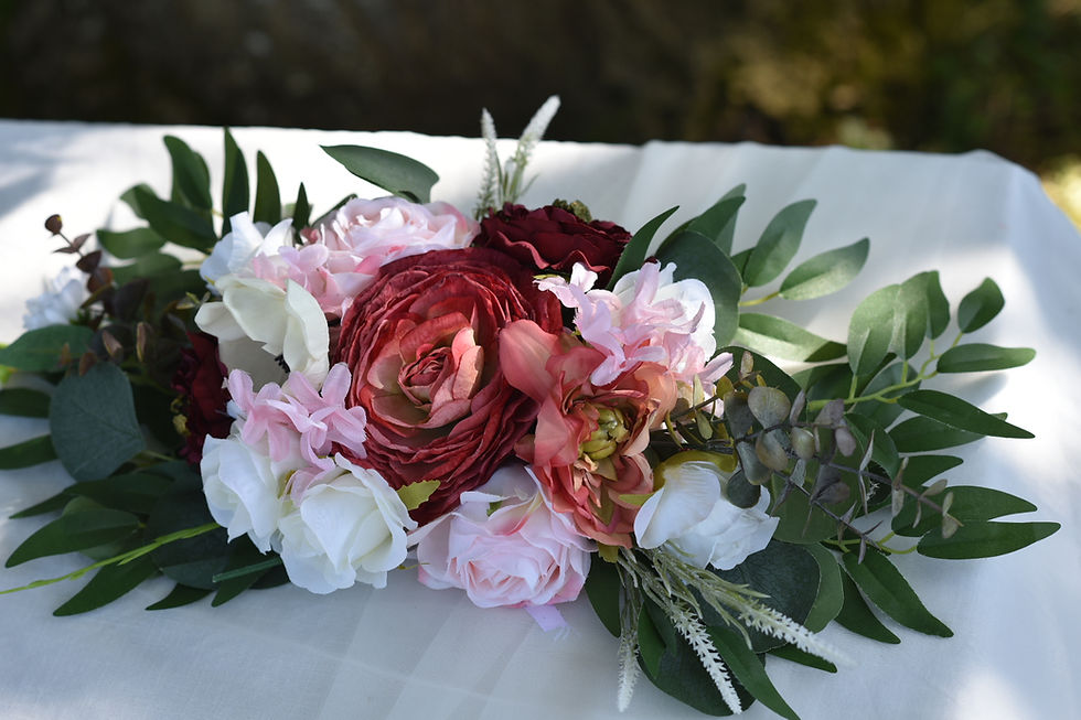 Indexkép: Wine & Pink Set of x2 arch flower decorations